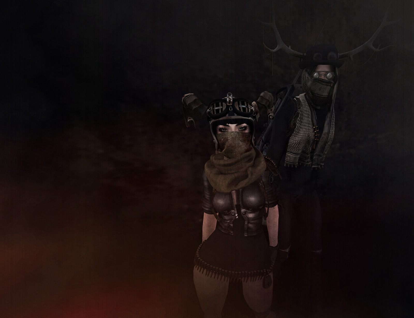 tma, Snímek obrazovky, počítač tapeta, půlnoc