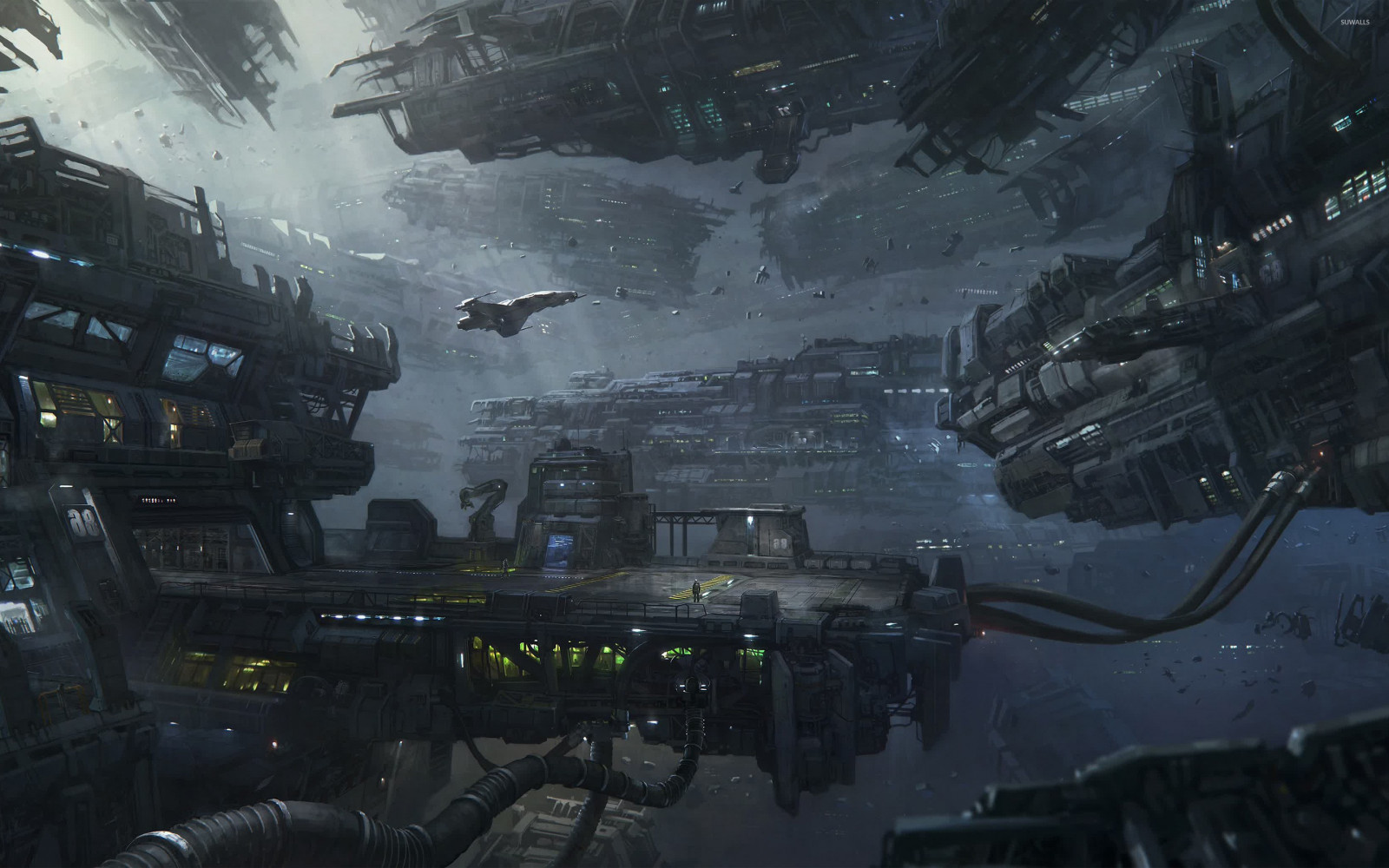 katona, a Star Citizen, űrhajó, rajongói alkotás, világegyetem, sötétség, játékok, screenshot, mecha, pc játék