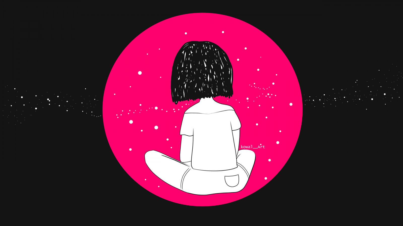 organisme, tegneserie, skrifttype, KUNST, lyserød, himmellegeme, magenta, cirkel, underholdning, plads, begivenhed, mørke, grafik, tegning, fiktiv karakter, sjovt, illustration, mønster, lykkelig, bold, animation, Visual effect lighting, Animated cartoon, grafisk design, T-shirt, maleri, lydudstyr, nat, visual arts, streggrafik, skærmbillede, silhuet, multimedieklip, barn, logo