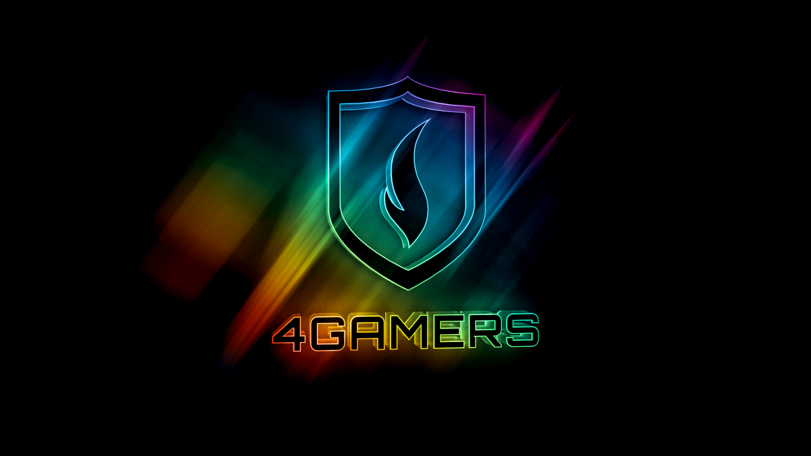 Wallpaper Ilustrasi Teks Logo Lingkaran Merek 4Gamers 