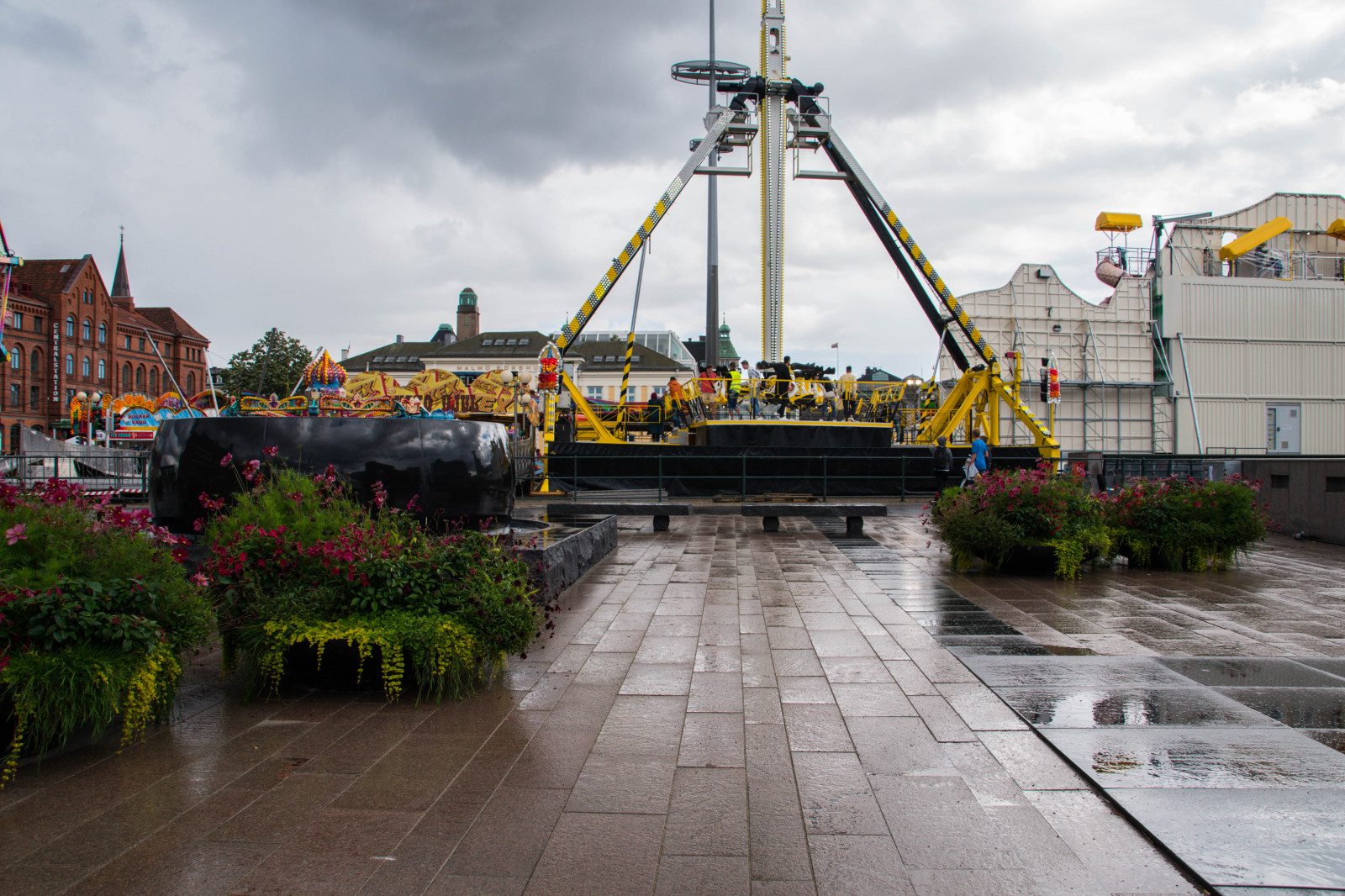 jídlo, park, vozidlo, hudba, most, řeka, Švédsko, doprava, chodník, Sverige, festival, sk nel n, se, Malmo, Malm Festivalen, musik, vodní, zábavní park