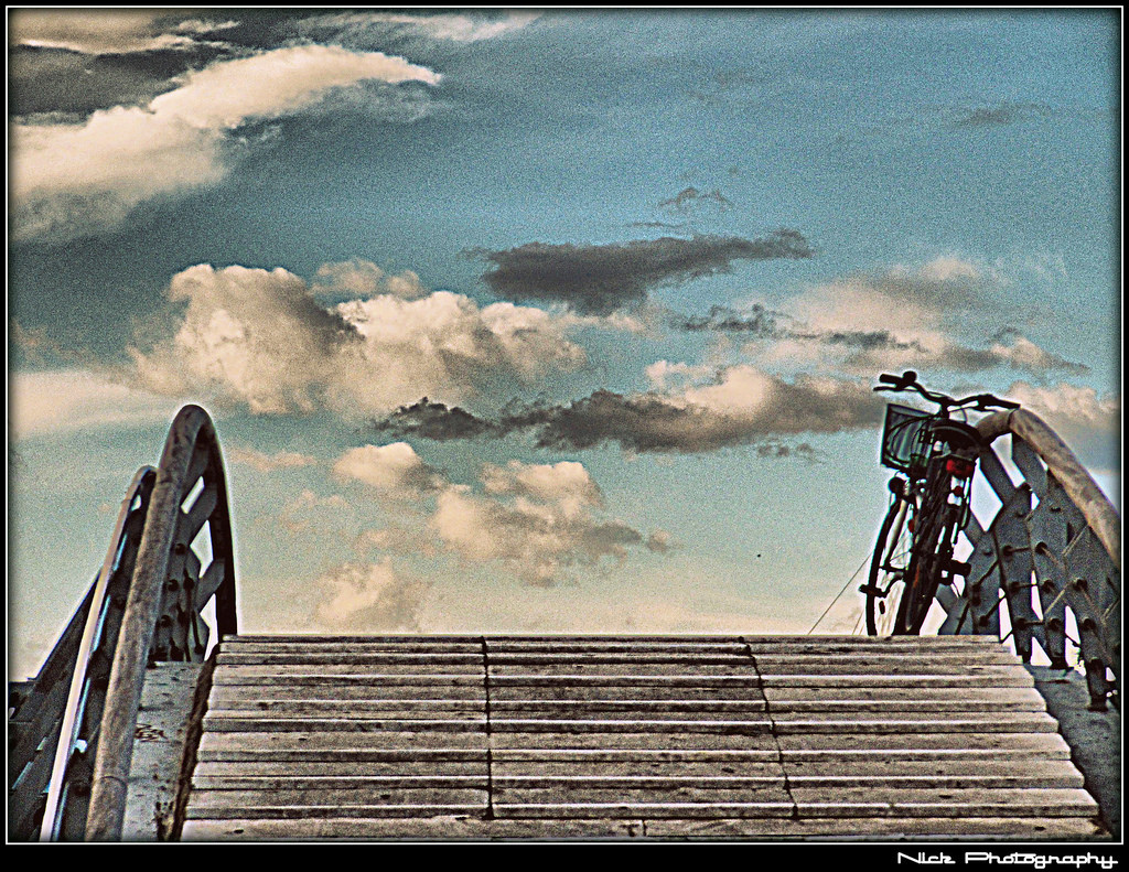 moře, město, voda, jízdní kolo, nebe, mraky, most, HDR, horizont, Řecko, mrak, oceán, hdrphotography, vlna, modrá obloha, stálý život, magnesia, Thesálie, Volos, meteorologický jev, abstrakty, canonsx200is, stock photography, visual arts, fixed link