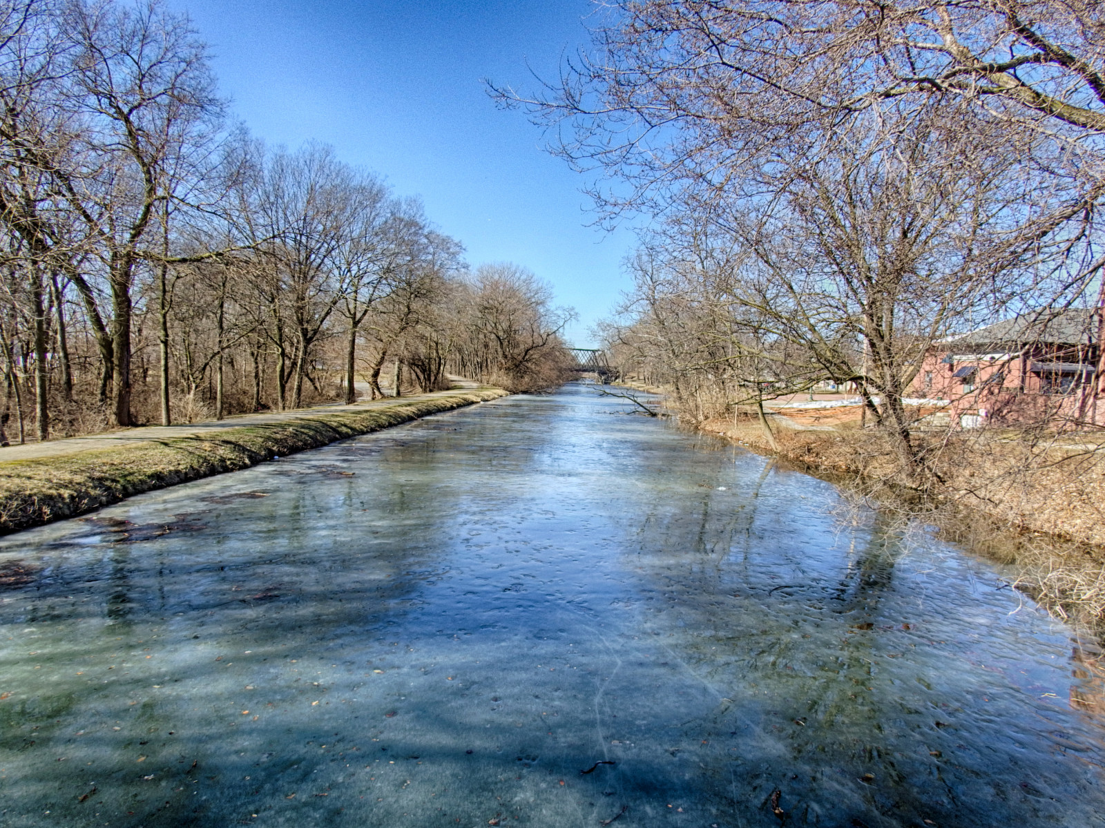 landskab, vand, afspejling, himmel, vinter, afdeling, flod, HDR, forår, kanal, Bank, Fryser, vådområde, Sky, træ, plante, vandløb, fuji, bæk, grøft, niksoftware, vandveje, vejbelægning, flodslette, nikhdrefexpro2, morrisillinois, vandressourcer, fujifinepix, fujifinepixs1, bridgecamera, imcanal, iandmcanal, imcanaliandmcanal