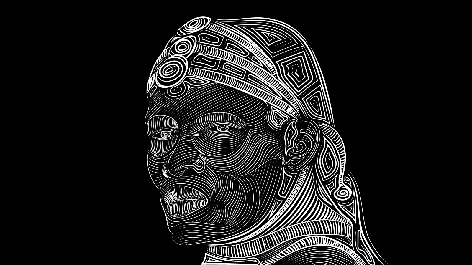 Wallpaper : 8000x4500 px, drawing, line art, vector 8000x4500 - goodfon ...