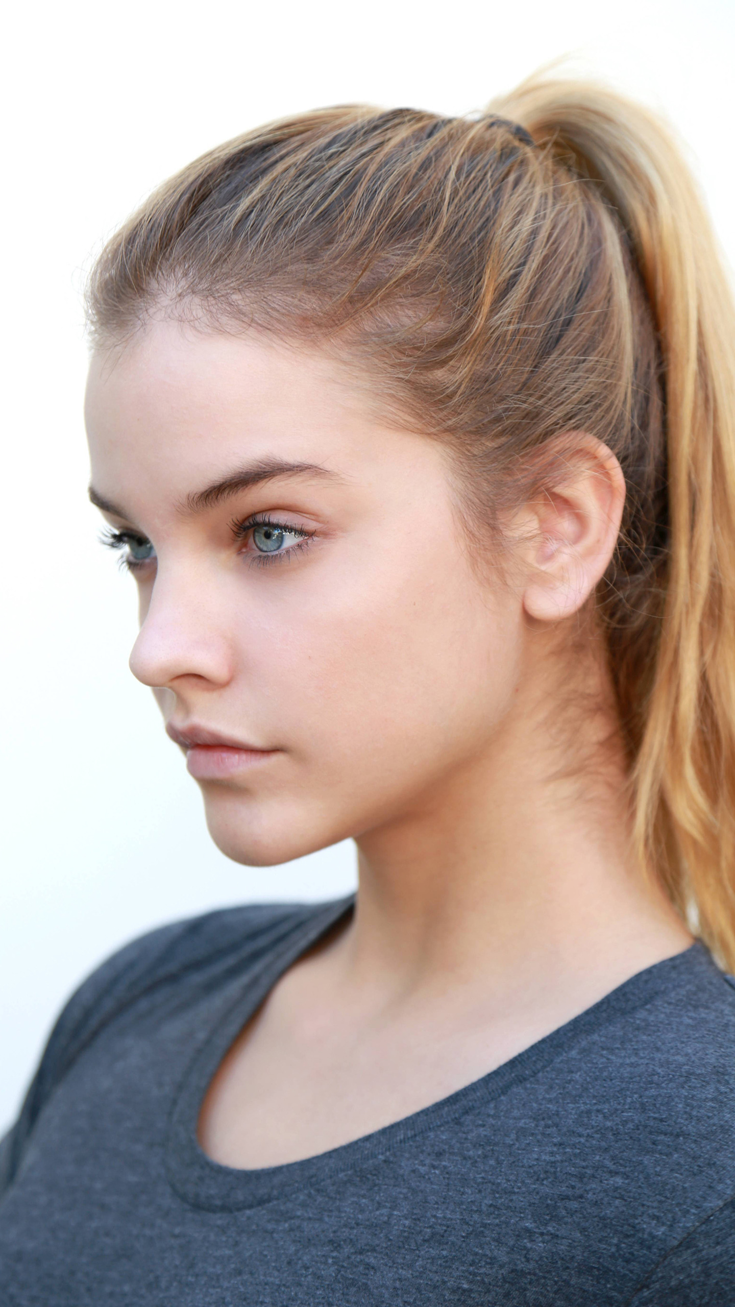 Wallpaper : Barbara Palvin, profile, face, women, model 1440x2560 ...