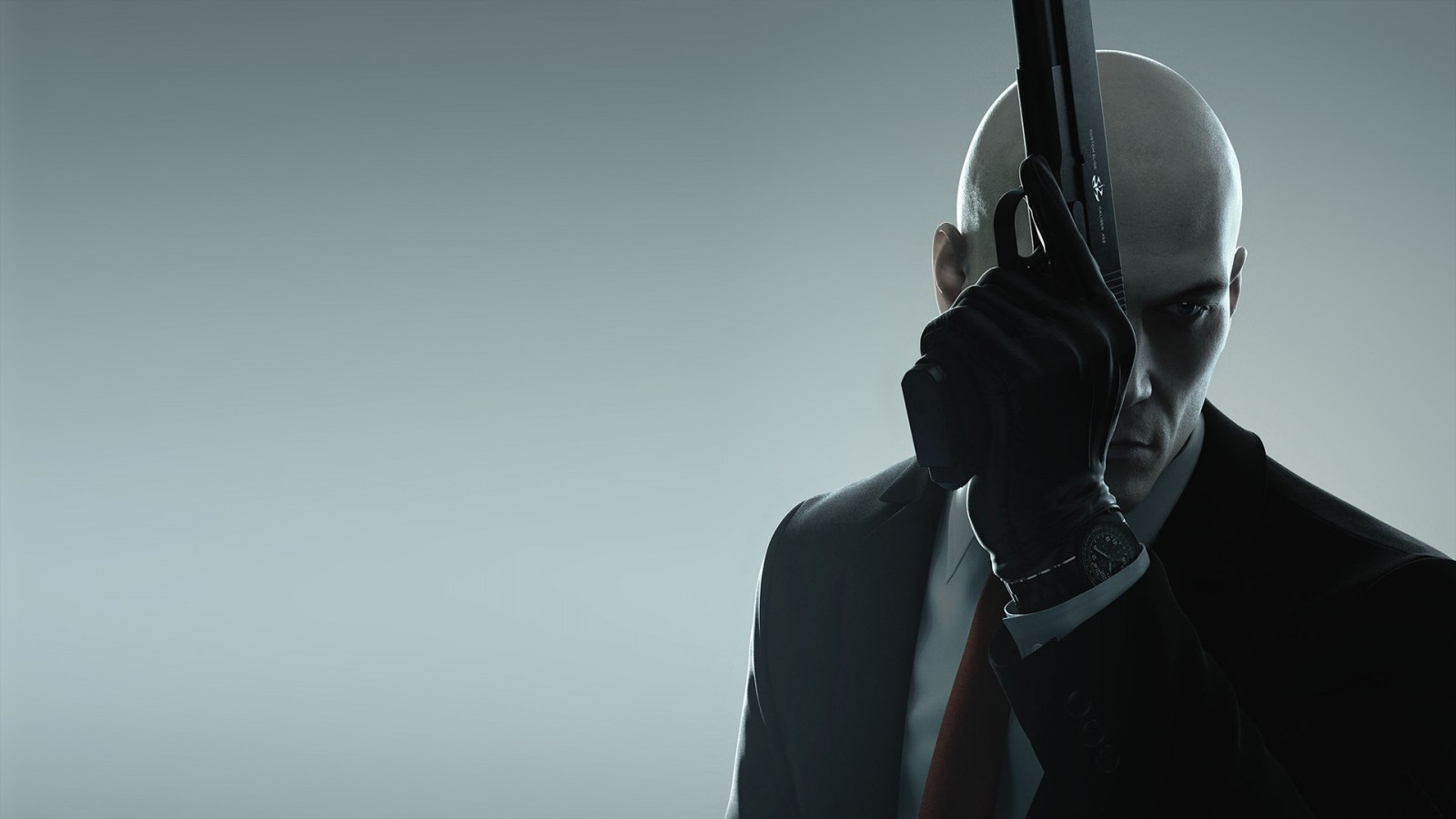 bílý, Černá, videohry, černobílý, umělecká díla, silueta, Hitman, ruka