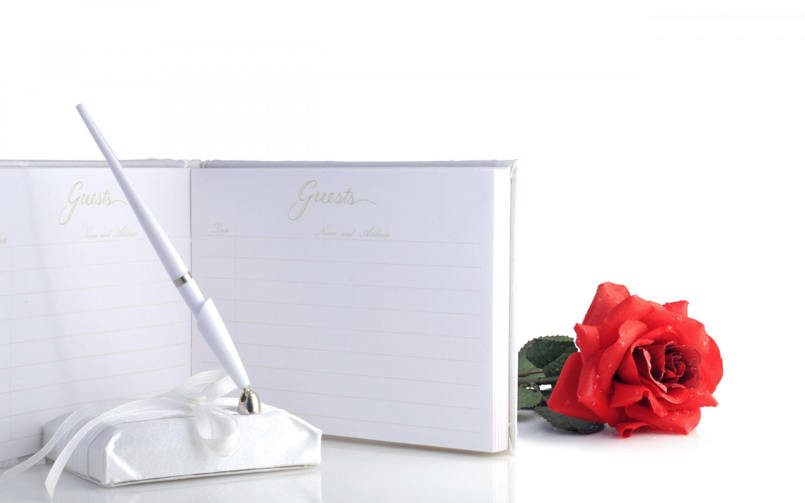 Wallpaper rose, flower, Pen, notebook, gift 2560x1600 689476 HD