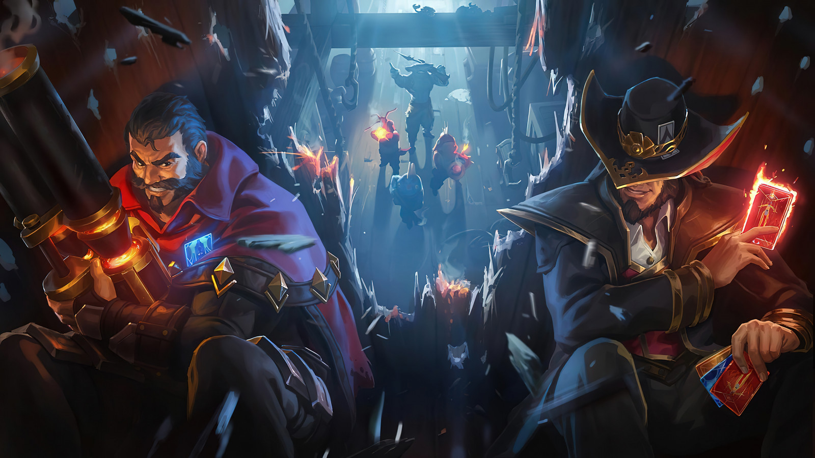 Sfondi : Twisted Fate League of Legends, Destino intrecciato, Graves
