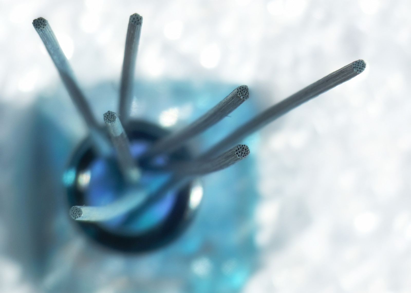 modrý, slunečnímu záření, bílý, rozmazat, rákosí, tyčinky, bokeh, perspektivní, shora, dívání se dolů, Birdseyeview, z vrchu, difuzory