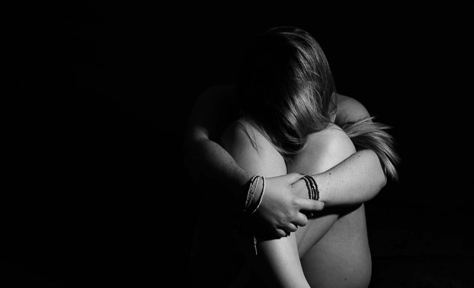 kontrast, bílý, Černá, černobílý, model, fotografování, šaty, vlasy, Osoba, akt, Clair, dívka, krása, žena, ruka, tma, smysl, femme, fille, blond, paže, cheveux, Černý a bílý, monochromatické fotografování, focení, umění model, obskurní