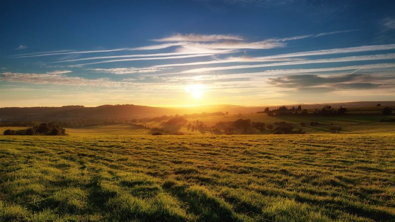 sunlight, landscape, sunset, hill, nature, grass sunlight, landscape, sunset, hill, nature, grass