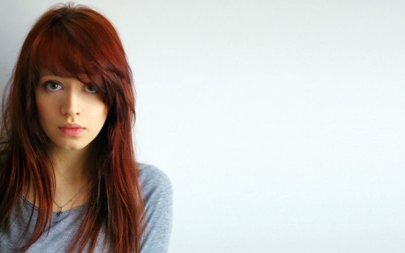 menghadapi, wanita, model, potret, rambut panjang, si rambut merah menghadapi, wanita, model, potret, rambut panjang, si rambut merah