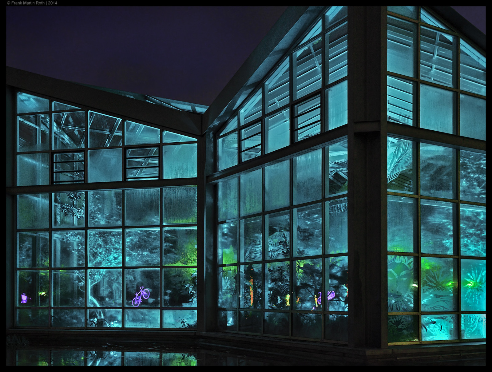 Nikon, D800, 35MM, f14, nat, Frankfurt, arkitektur, by, bred, by-, mørke, bygning, farve, udendørs