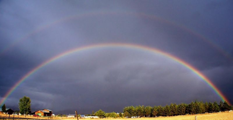 regnbue,himmel,atmosfære,meteorologisk fænomen,atmosfære af jord,Sky