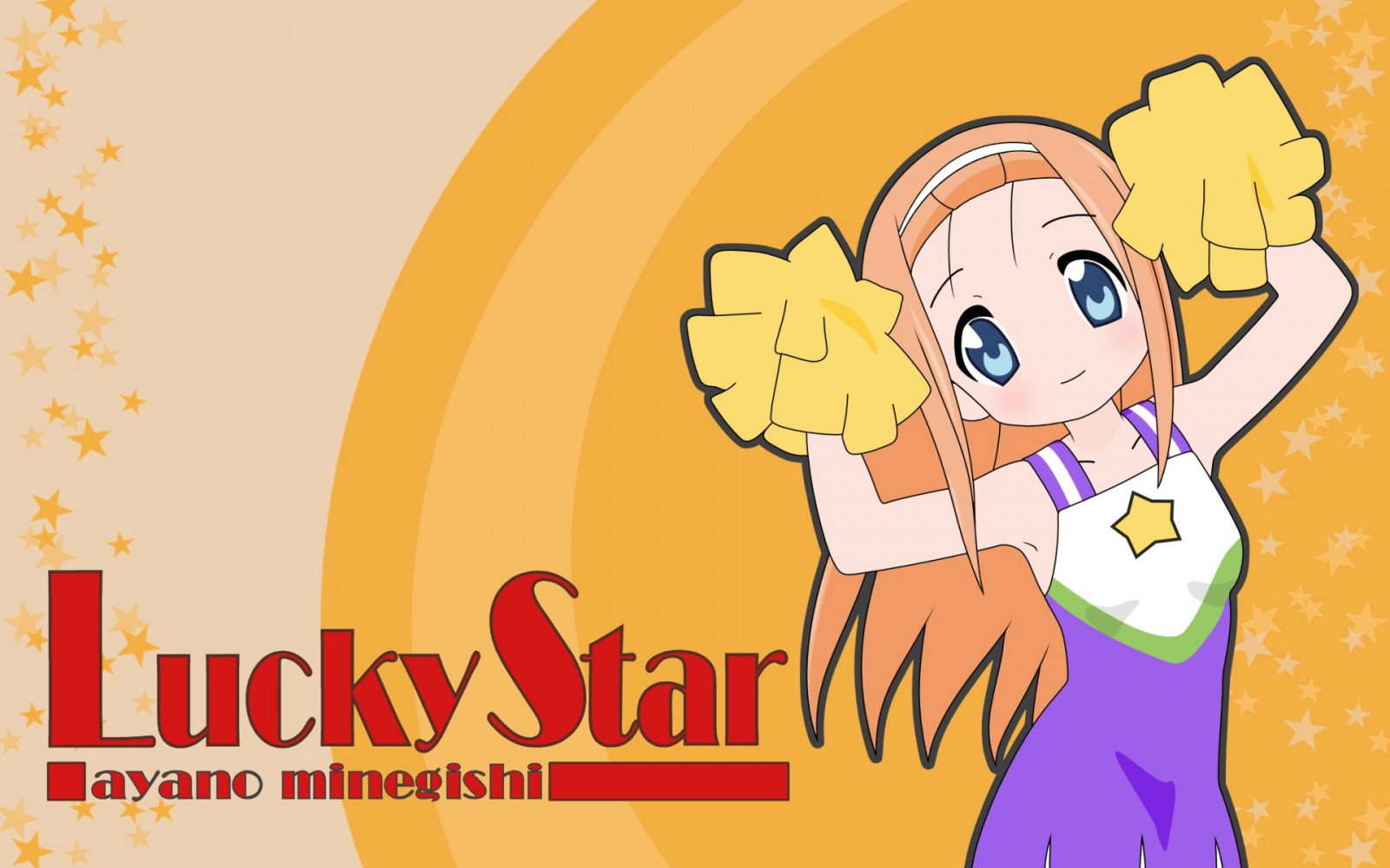 ilustracja, Anime, Dziewcząt anime, tekst, rysunek, Marka, Szczęśliwa gwiazda, Minegishi Ayano, czcionka