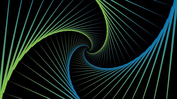 abstract, minimalism, dark background, simple background, spiral, linen