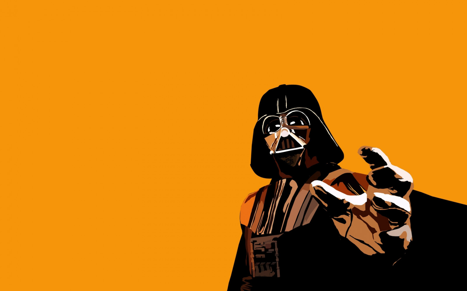 Wallpaper : Darth Vader, hand, mask, cape 1680x1050 - - 657363 - HD