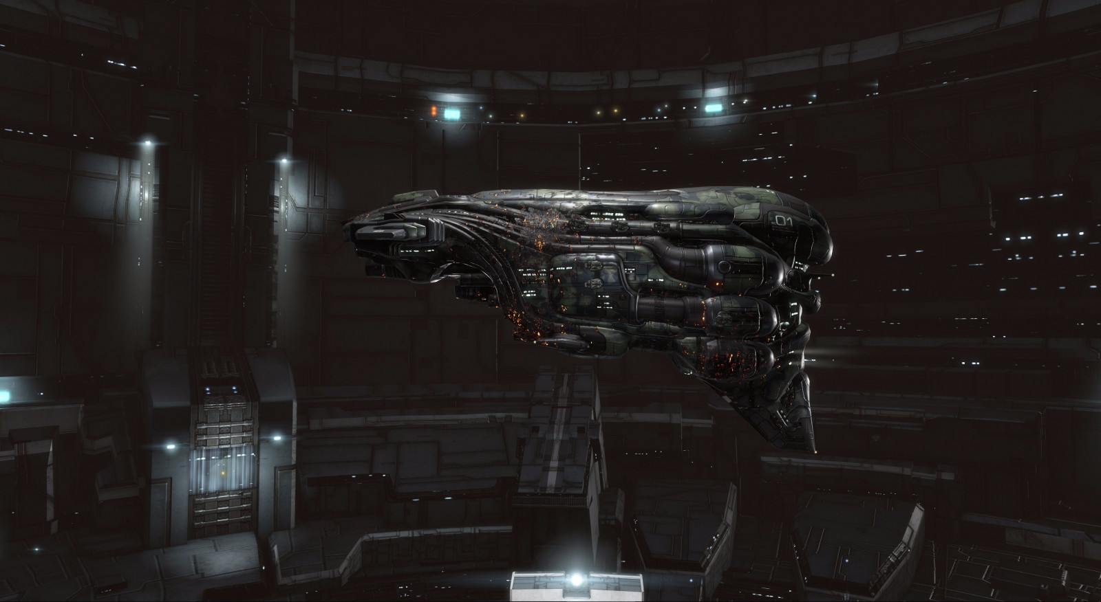 Wallpaper EVE Online, spaceship, Battlecruiser, science fiction, PC