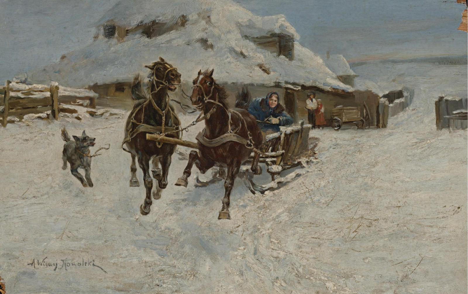 Alfred Kowalski Wierusz, Arte clásico, Obra de arte, polaco