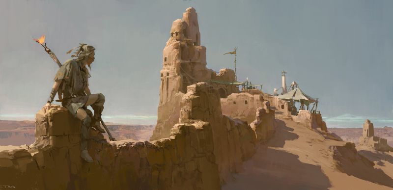 chrám, fantasy umění, umělecká díla, Skála, písek, Formace chrám, fantasy umění, umělecká díla, Skála, písek, Formace