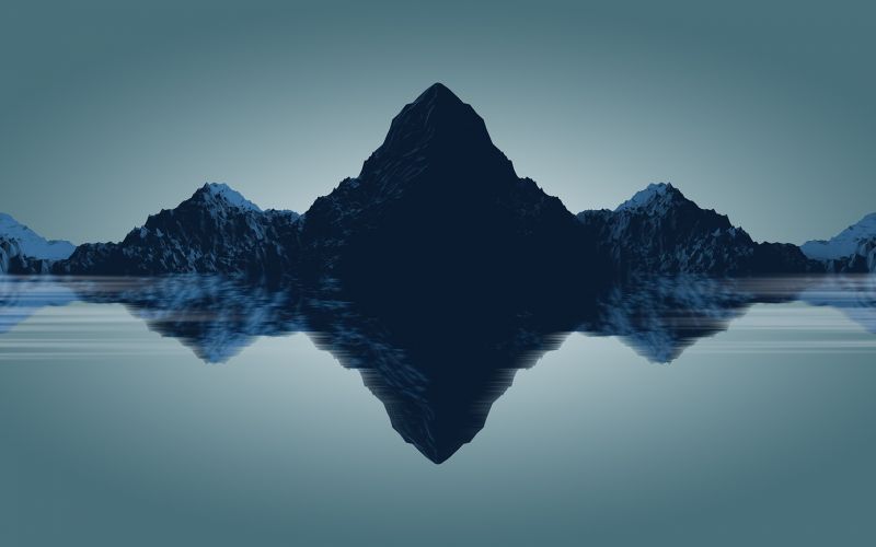 slunečnímu záření, krajina, hory, jezero, moře, voda slunečnímu záření, krajina, hory, jezero, moře, voda