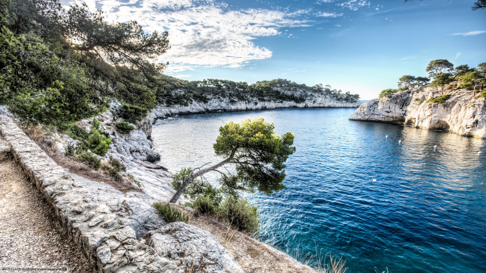 landskab, hav, Bugt, sø, vand, klippe, natur, kyst, himmel, Turisme, kyst, flod, HDR, lagune, Bank, naturreservat, træ, plante, bugt, reservoir, 3840x2160 px, forbjerg, Fjord, coastal and oceanic landforms