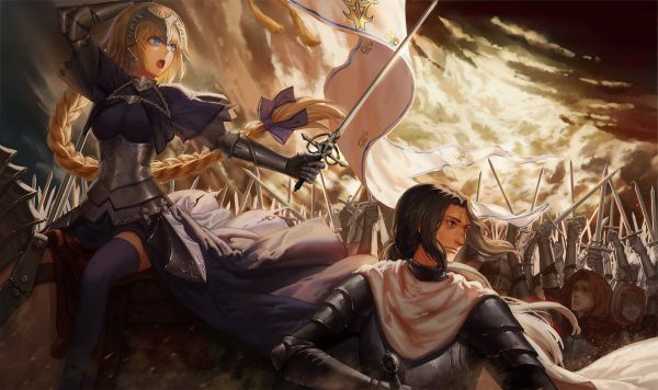 Fate Apocrypha,Fate Series,Ruler Fate Apocrypha,Jeanne d Arc,Fate Zero,Caster Fate Zero
