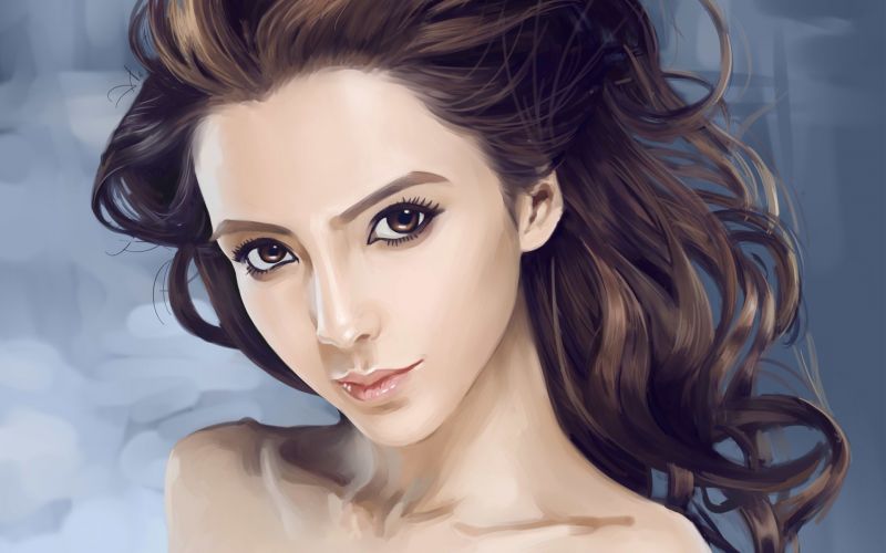 menghadapi, model, rambut panjang, anime, rambut hitam, rambut menghadapi, model, rambut panjang, anime, rambut hitam, rambut