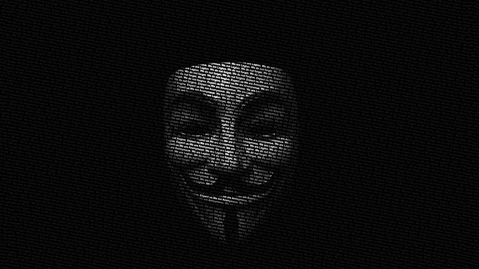 2048x1152 px, Anonymní, Fawkes, chlap, portrét, typografický