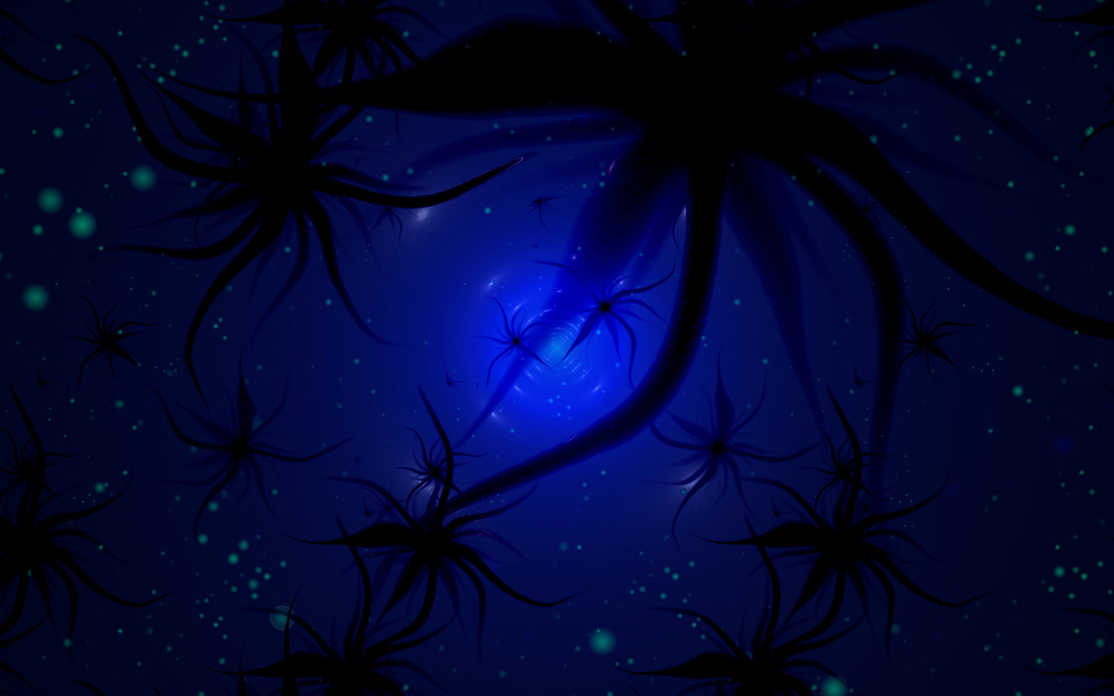 illustration, trädgård, natt, abstrakt, gren, bläckfisk, Virtuell, KONST, linje, digital, mörker, skärmdump, dator tapet, fractalkonst, ryggradslös, virtualart, dotdot, digitaldreams, espimerentos