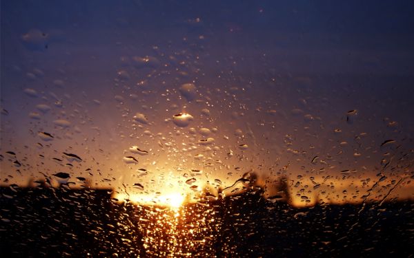 glass, surface, drops, texture