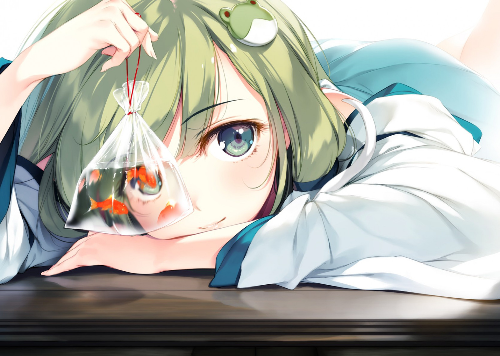 ilustrace, anime, anime dívky, umělecká díla, Touhou, kreslená pohádka, Kochiya Sanae, ke ta, mangaka