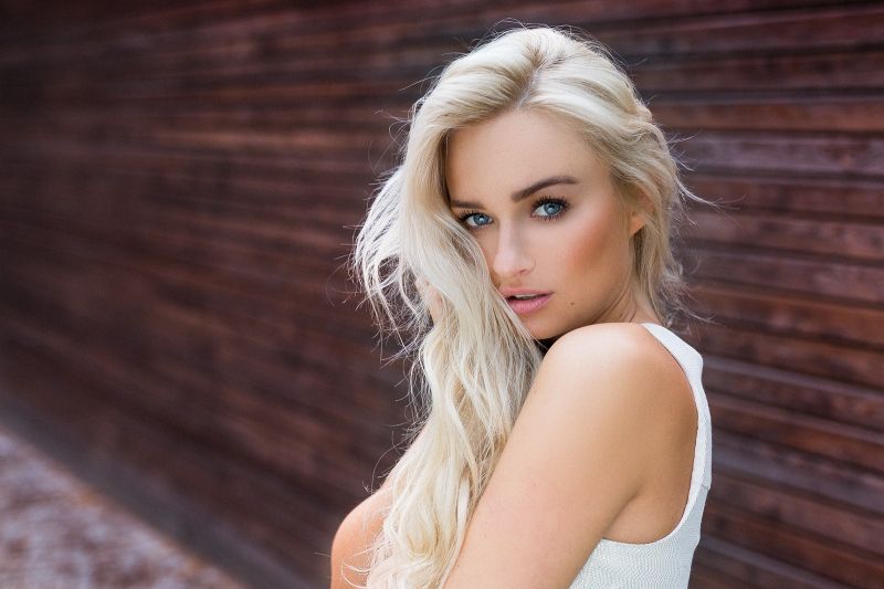 tvář, ženy, model, portrét, blondýnka, dlouhé vlasy tvář, ženy, model, portrét, blondýnka, dlouhé vlasy