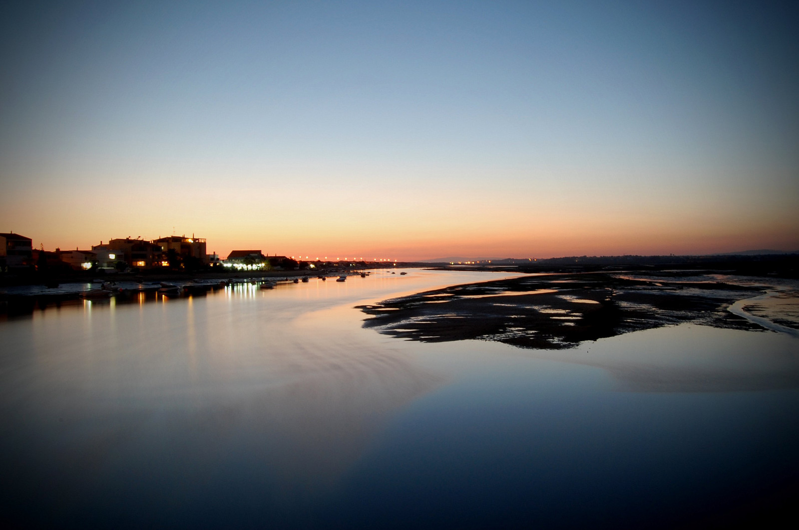 slunečnímu záření, západ slunce, moře, záliv, pobřeží, odraz, nebe, hudba, svítání, večer, ráno, pobřeží, slunce, horizont, atmosféra, Nikon, soumrak, Portugalsko, světlo, mrak, svítání, oceán, vlna, Ó, d40, Bravo, bb, odlesk, faro, algarve, riaformosa, praiadefaro, Timbaland