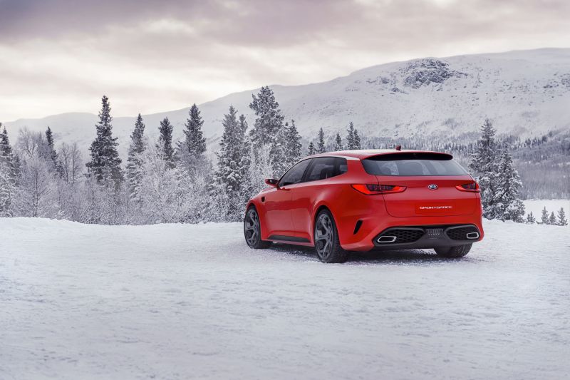 bil, sne, køretøj, sportsvogn, Kia, kørsel