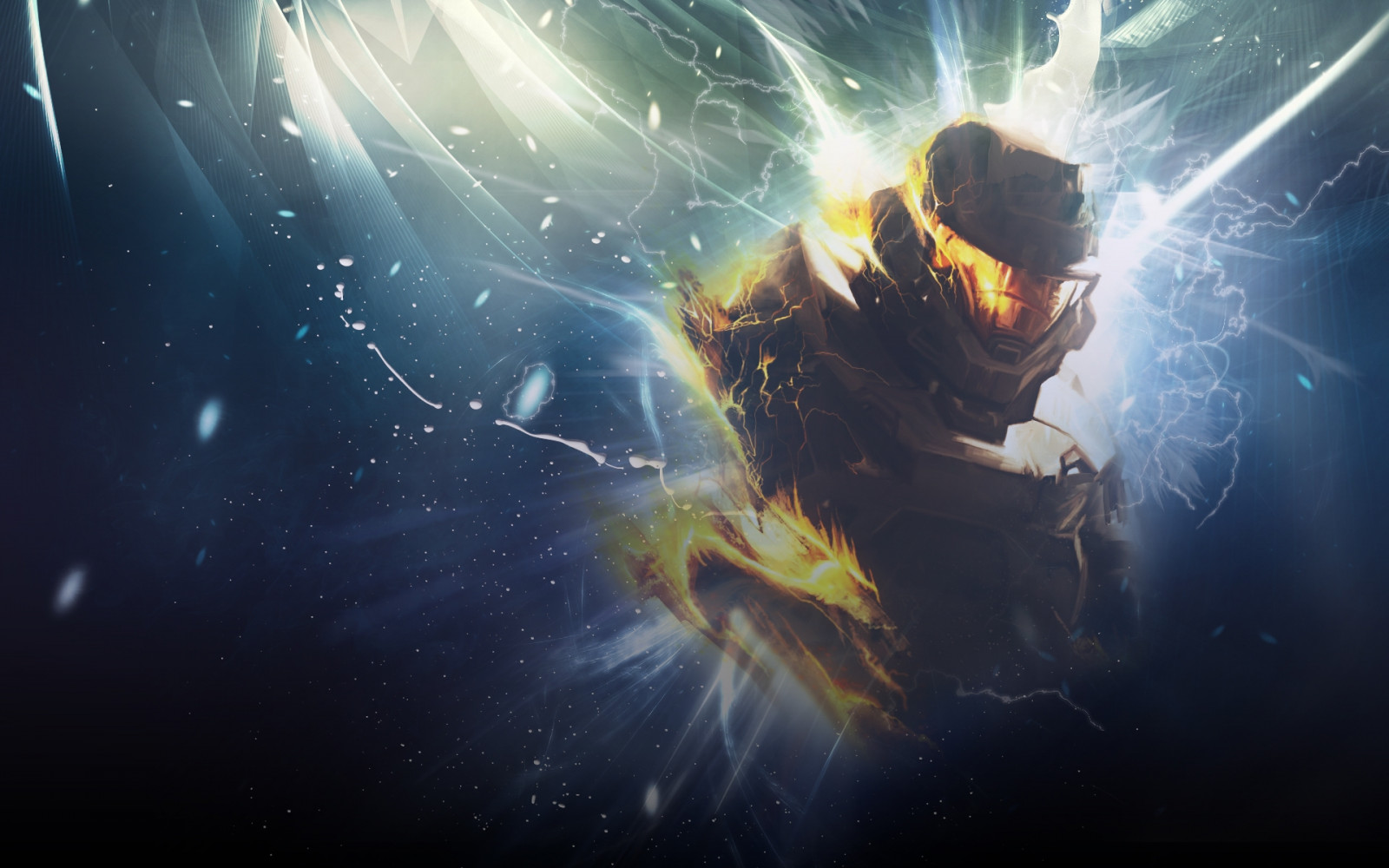 illustration, plads, soldat, brand, Halo, univers, mørke, skærmbillede, grafik, computer tapet, specielle effekter, ydre rum