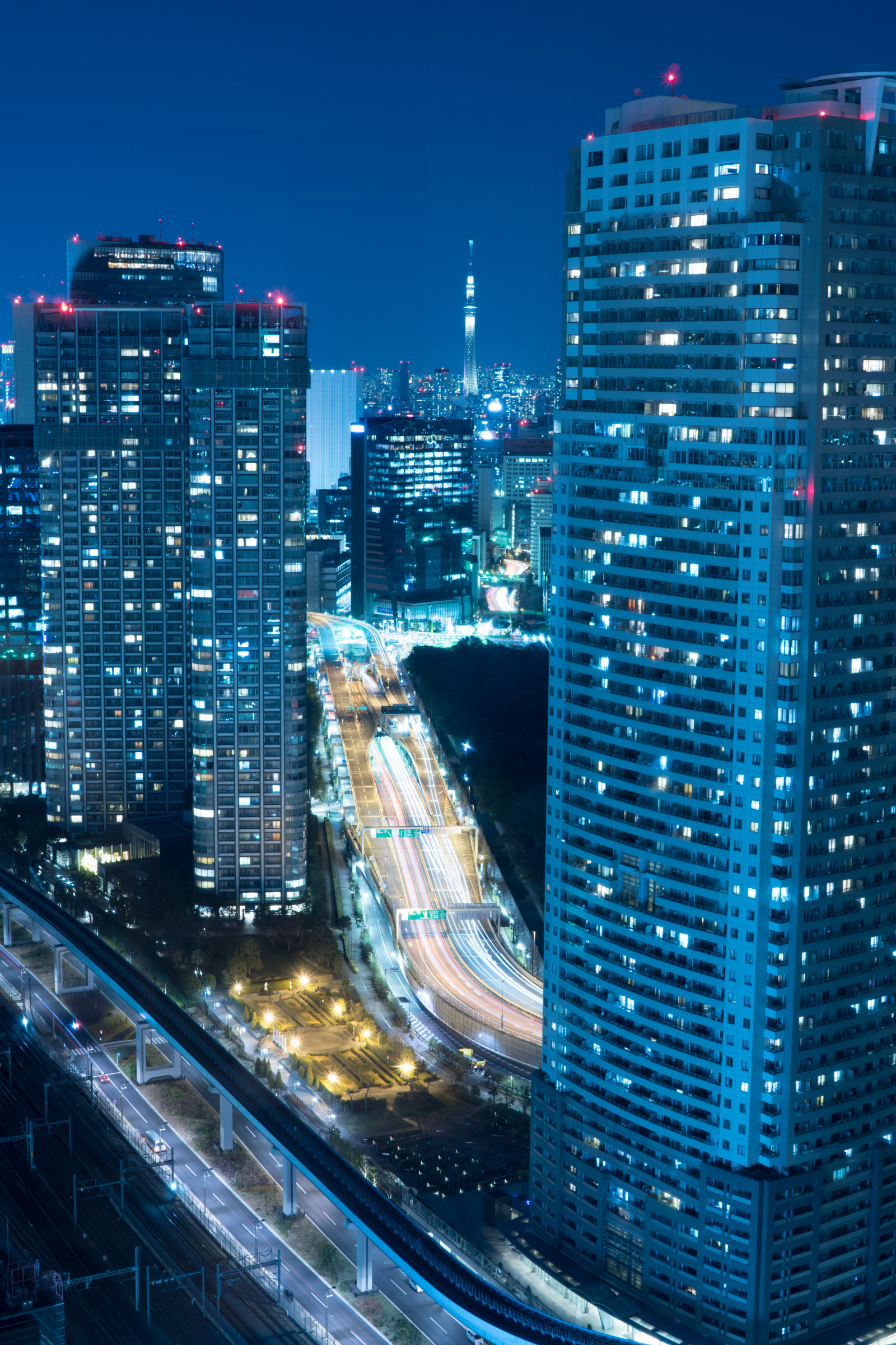 Japonsko, město, panoráma města, noc, odraz, panoráma, mrakodrap, věž, horizont, Sony, metropole, Tokio, jp, centrum, Zeiss, mezník, Distagon, distagonfe35mmf14, distagontfe35mmf14za, fe35mmf14, a6300, 6300, Hamamatsucho, seasidetop, worldtracecenterbuilding, urban area, Metropolitní oblast, lidské osídlení, panelový dům