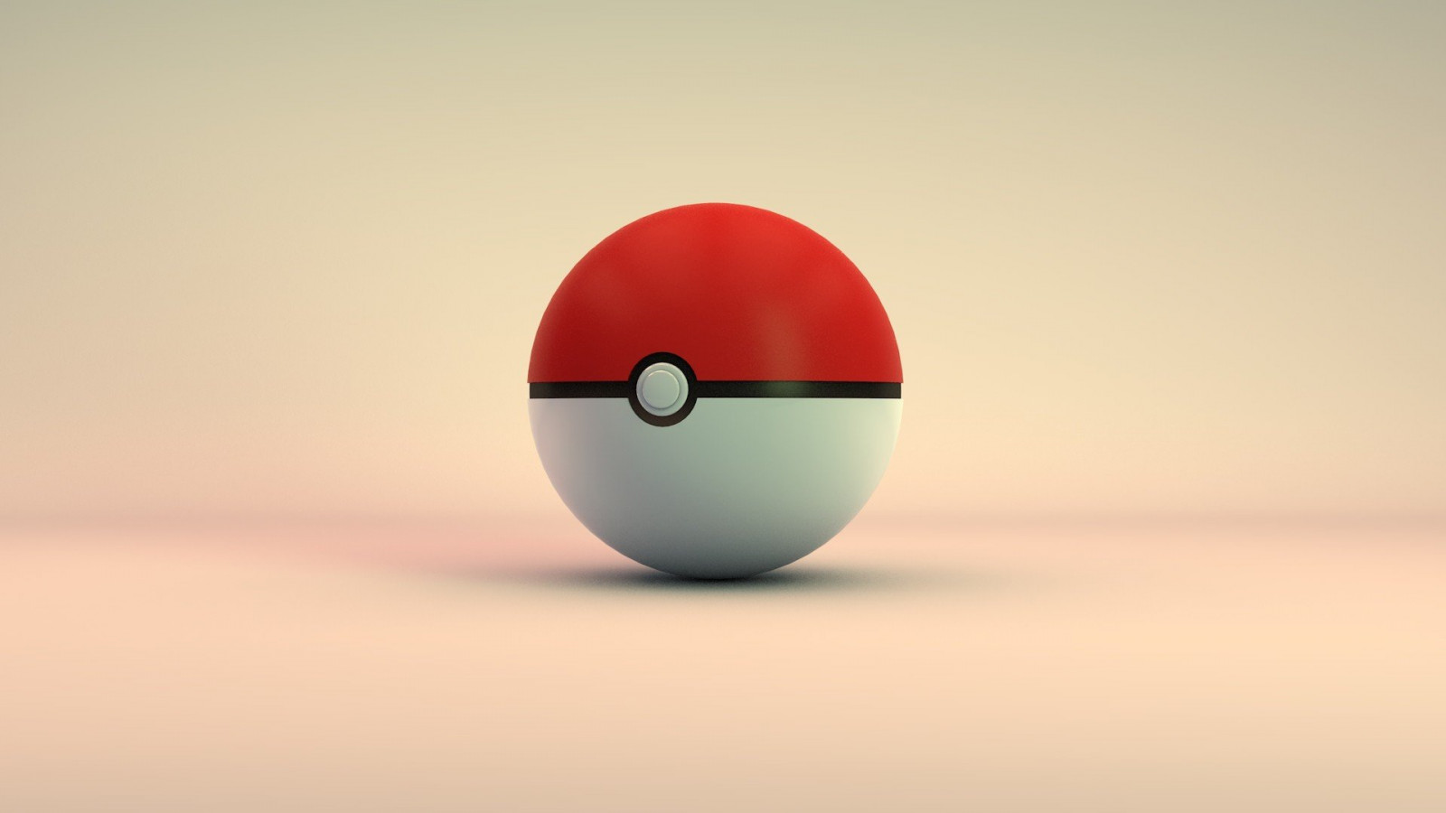 1920x1080 px, สดใส, Cinema 4D, ส้ม, ลูก Pok, โปเกมอน, สีแดง