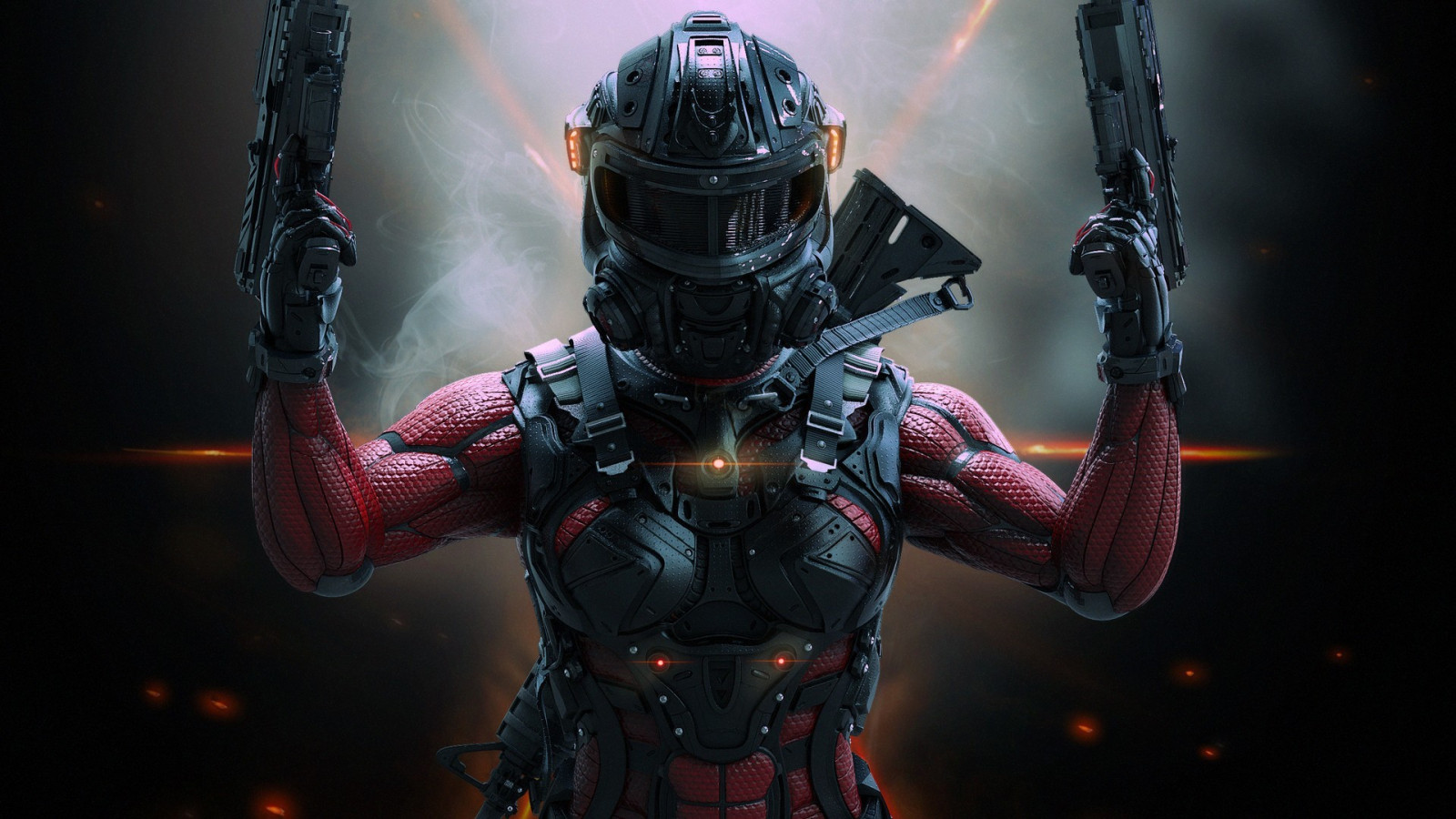 ženy, umělecká díla, voják, sci-fi, Železný muž, stroj, Snímek obrazovky, mecha, počítač tapeta, fiktivní postava, akční figurka