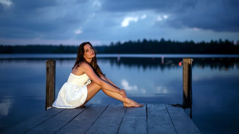 women outdoors, women, model, water, sunlight, brunette women outdoors, women, model, water, sunlight, brunette