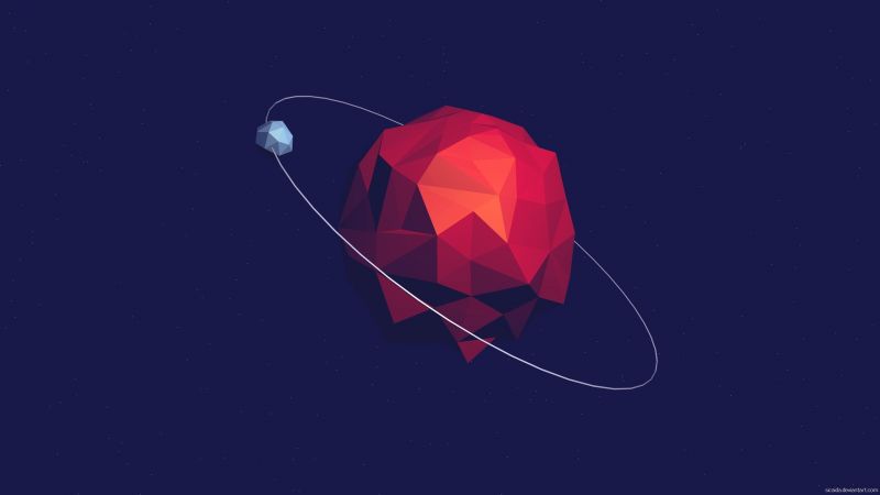 ilustrace, minimalismus, Červené, květ, abstraktní, umělecká díla ilustrace, minimalismus, Červené, květ, abstraktní, umělecká díla