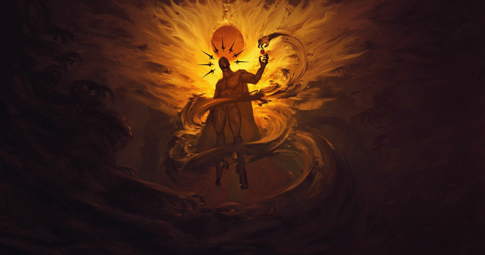 fantasy umění, umělecká díla, Šílený