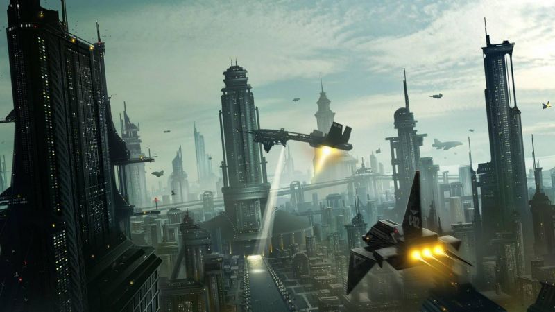 digital art, cityscape, futuristic, skyscraper, science fiction, metropolis digital art, cityscape, futuristic, skyscraper, science fiction, metropolis