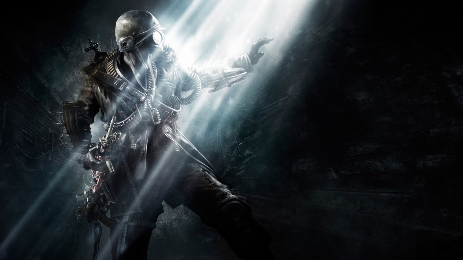 Wallpaper video games, gas masks, Metro Last Light, ghost ship