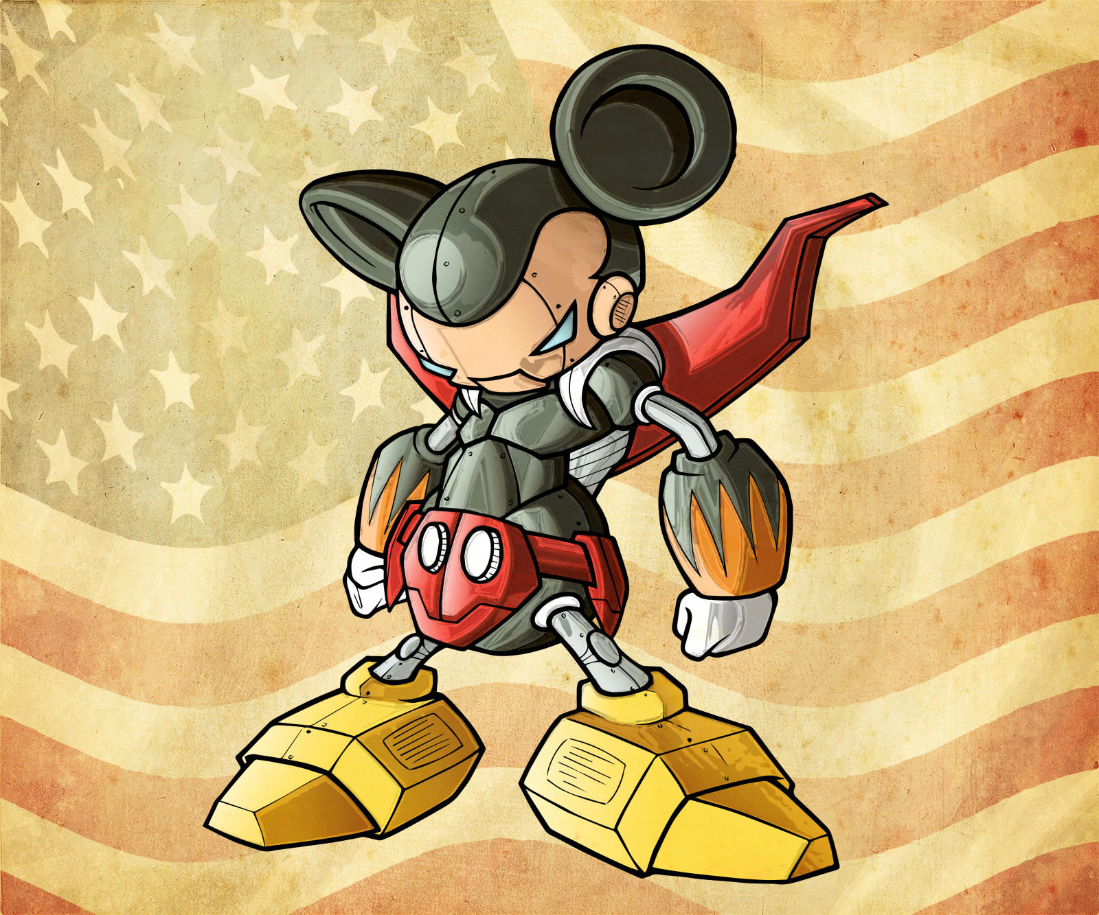Masaüstü Illüstrasyon, robot, karikatür, SANAT, Amerika, fare