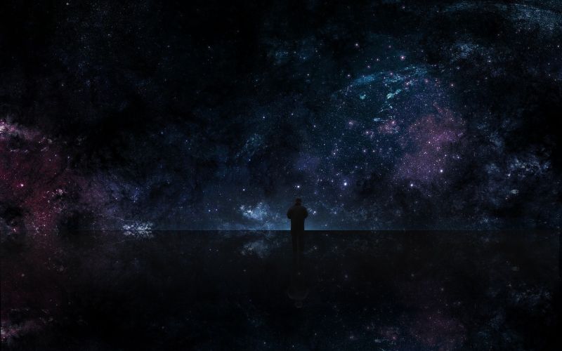 noc, galaxie, prostor, nebe, mlhovina, space art noc, galaxie, prostor, nebe, mlhovina, space art