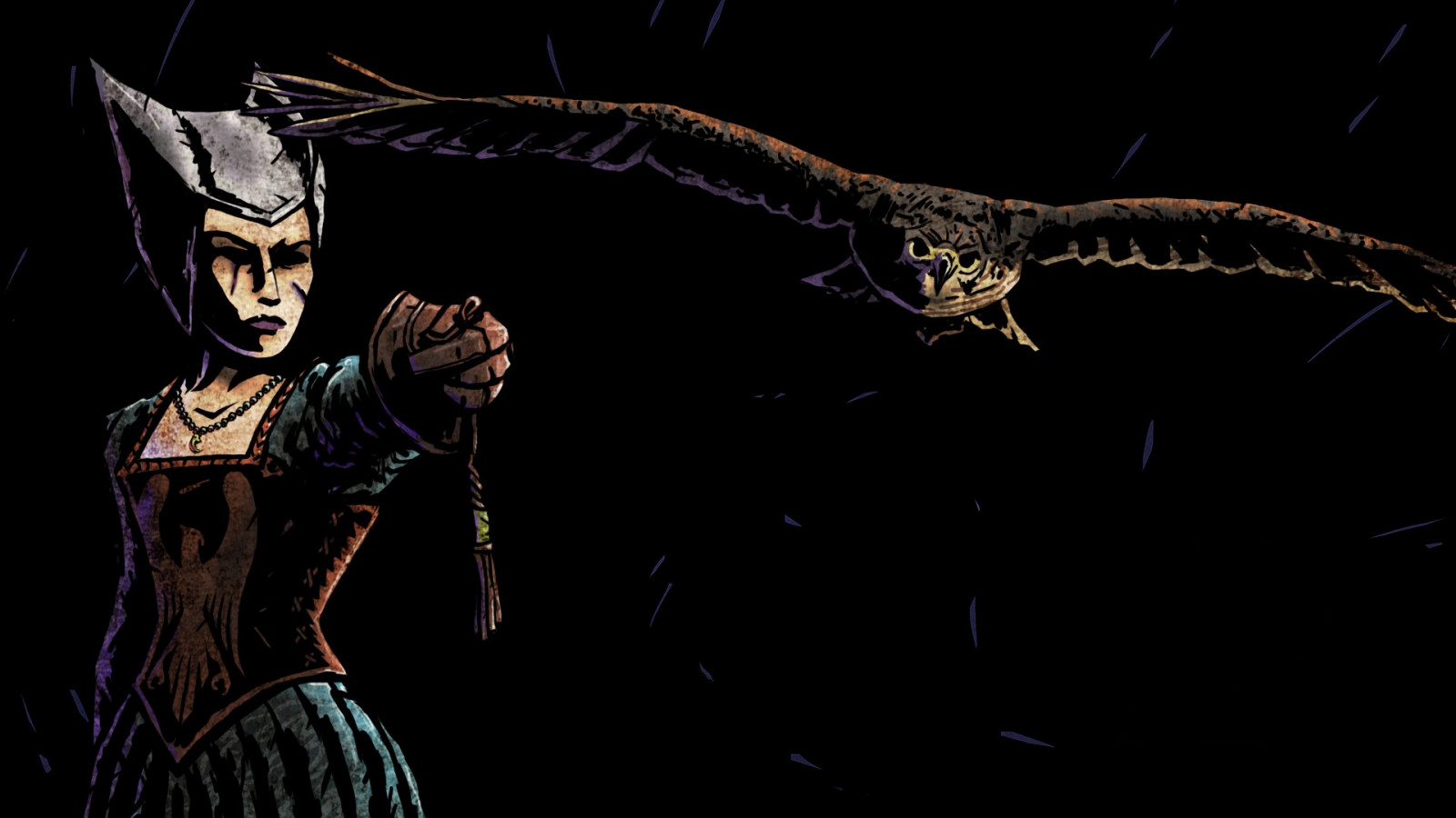 videohry, temný, Darkest Dungeon, tma, Snímek obrazovky, fiktivní postava