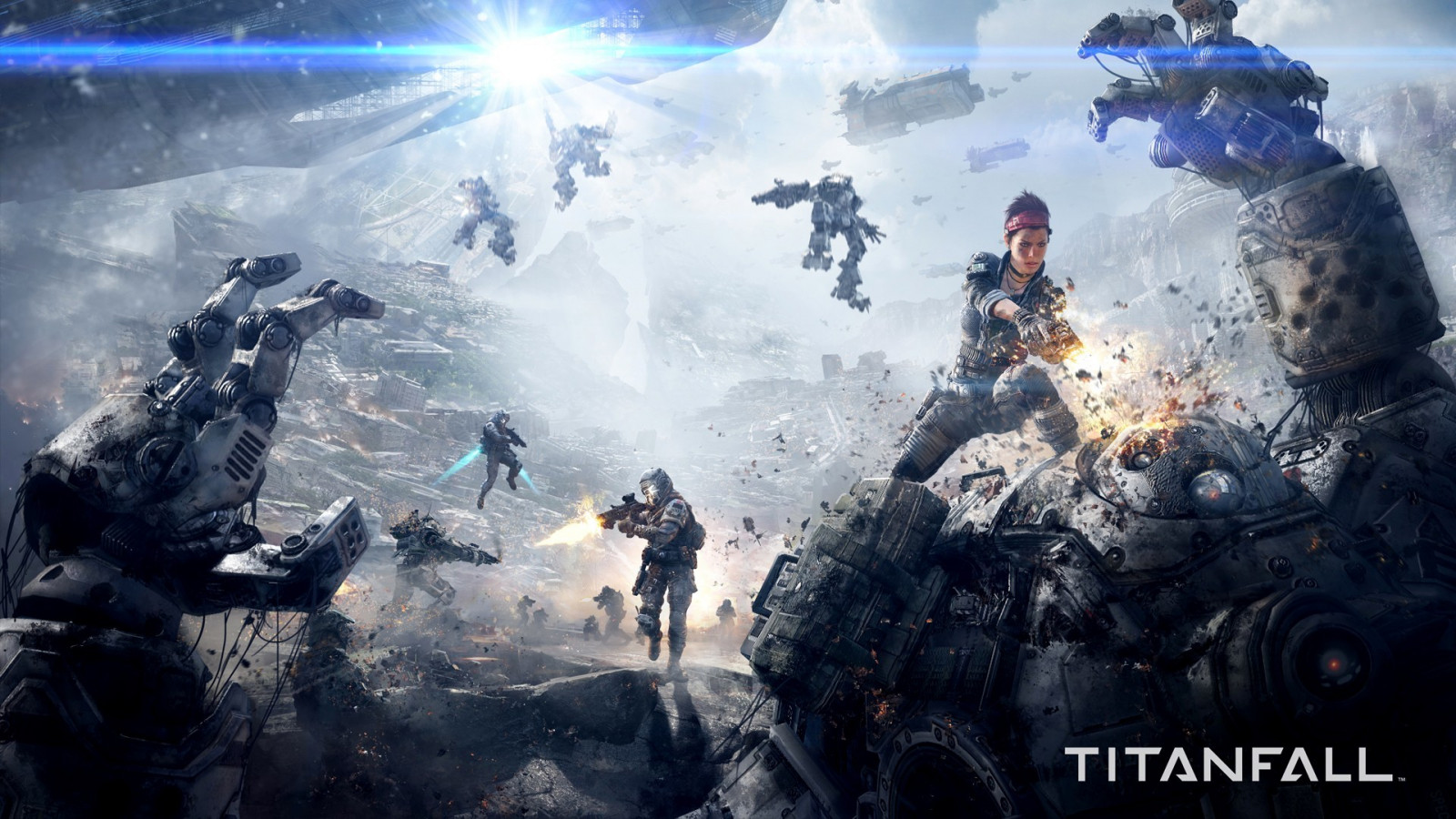 Fond d'écran ciel, Chute des Titans, atmosphère, Jeux, capture d