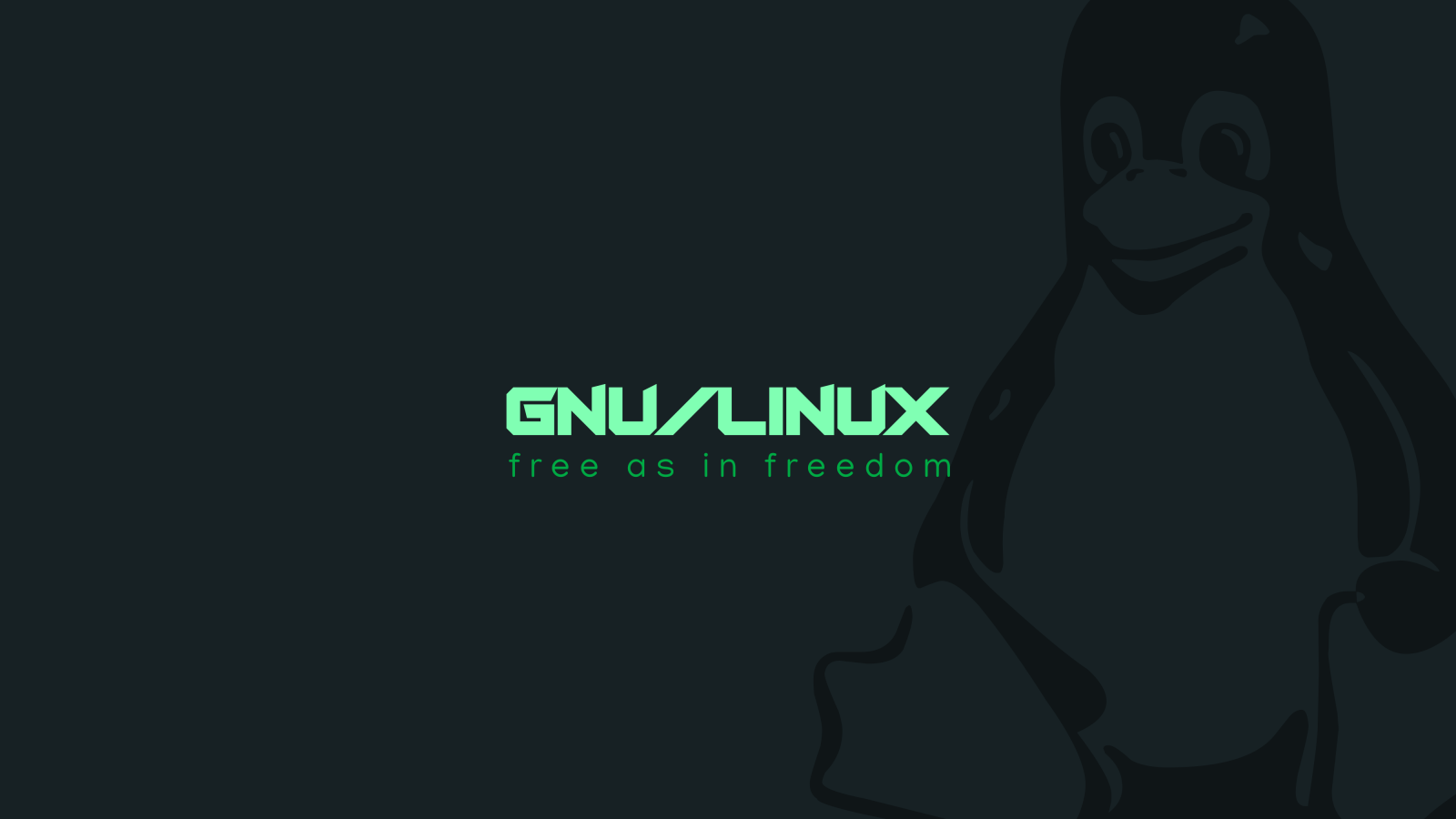 GNU, Linux, minimalism, Tux