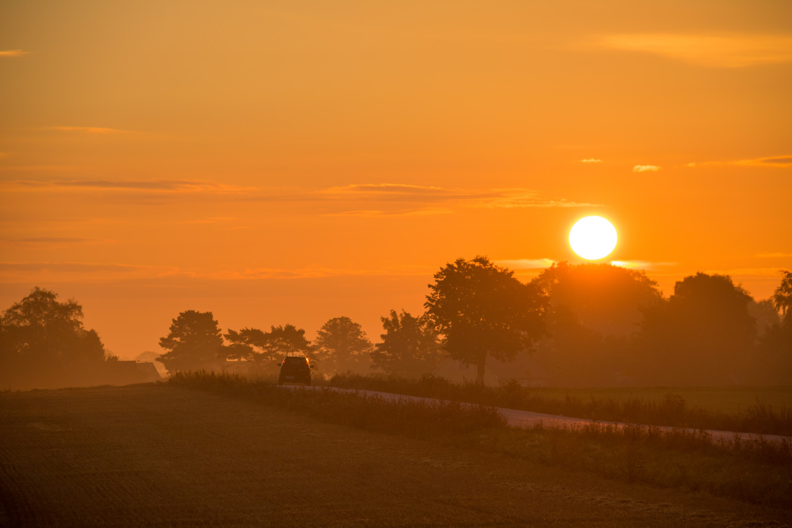 slunečnímu záření, krajina, západ slunce, kopec, nebe, pole, silnice, svítání, večer, ráno, mlha, slunce, horizont, atmosféra, soumrak, opar, slunce, venkovský, mrak, mlha, svítání, zlatá hodina, nebe, dimma, venkov, moln, landsbygd, soluppg ng, s dersl tt, landskap, exif modelu canoneos760d, geocountry, Kamera aby kánon, geocity, Model fotoaparátu canoneos760d, geostate, geolocation, EXIF čočka efs18200mmf3556is, exif aby kánon, EXIF isospeed 100, EXIF otvor 63, exif focallength 135mm, morgon, gyllenetimmen, gisl v, VAG, atmosférický jev, odlesk, astronomický objekt, červená obloha v dopoledních hodinách
